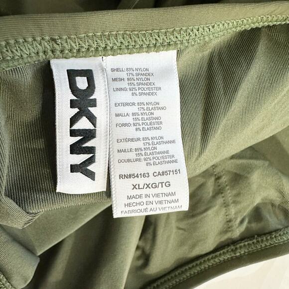 DKNY Cruise 2025 Starburst Ruched Scoopneck One-Piece Swimsuit XL - Picture 5 of 8